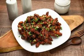 Baby corn chilli at ARK Kitchen Ranchi