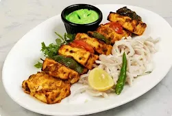Paneer tikka served at ARK Kitchen Ranchi